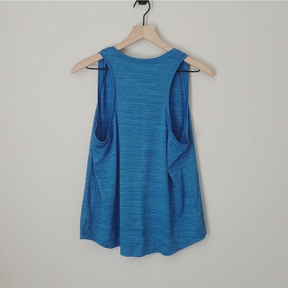 Nike Dri-Fit Heathered Blue Tank Top Size Large - Picture 4 of 4